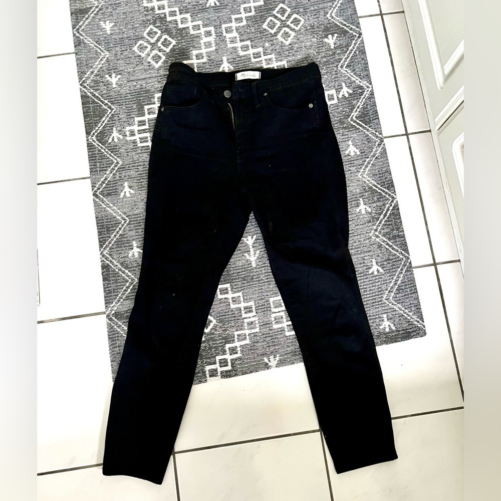 Madewell 10” High Rise Skinny Jeans in Lunar Wash - Picture 2 of 6